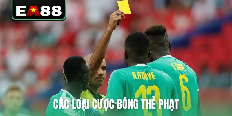 Các loại cược bóng thẻ phạt