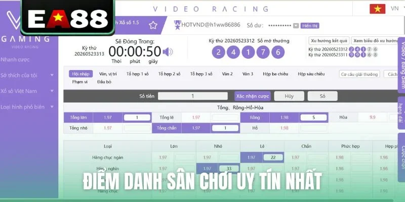 Điểm danh sân chơi uy tín nhất