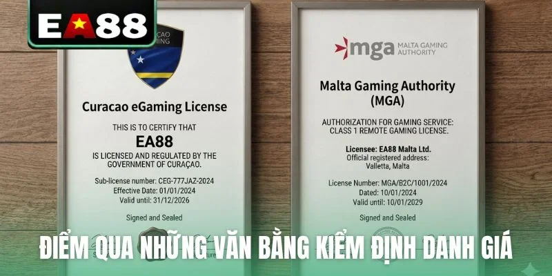 Điểm qua những văn bằng kiểm định danh giá