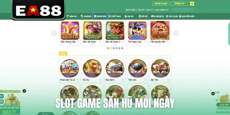 Slot game săn hũ mỗi ngày