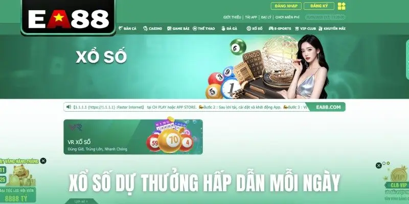 Xổ số dự thưởng hấp dẫn mỗi ngày